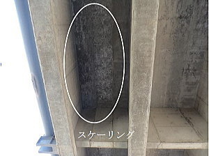 鉄道高架橋床版下面に発生したアルカリ骨材反応